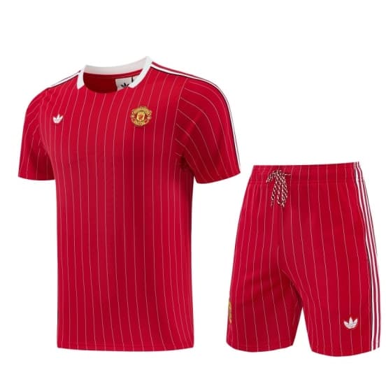 26/27  Manchester United Red Short Sleeve+Soccer Shorts — jersey