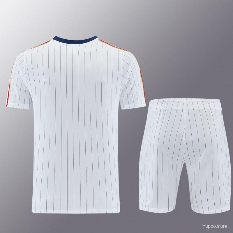 26/27 AS Roma White Short Sleeve+Soccer Shorts — imagen 19