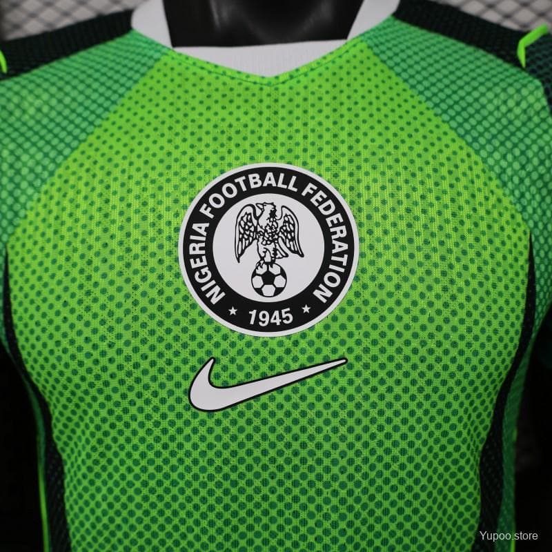Player Version 26/27 Nigeria Volt Green & Dark Green  Home Jersey — imagen 4