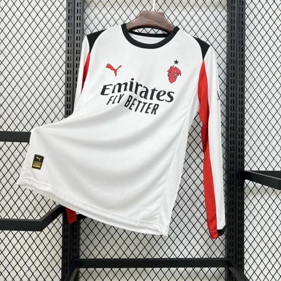 2025/26 Mens AC Milan Away Long Sleeve Jersey — Associazione Calcio Milan