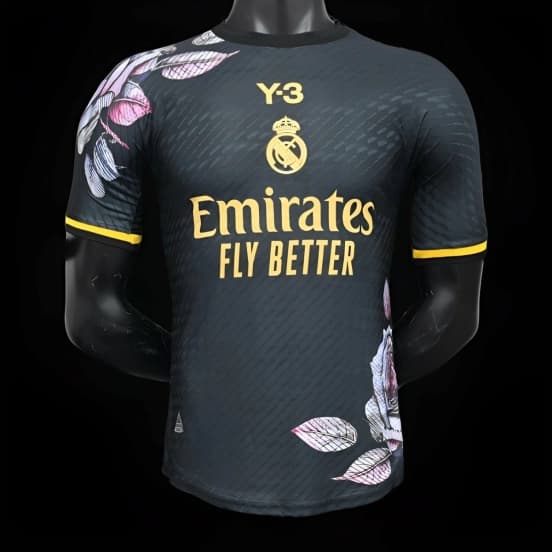 Player Version 2024 Real Madrid x Y3 Black Special Jersey — Real Madrid Club de Fútbol