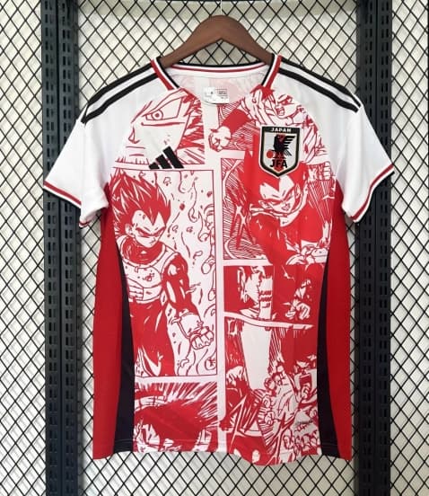 2024 Japan National Team Dragon Ball Z Limited Edition Red/White Jersey — jersey