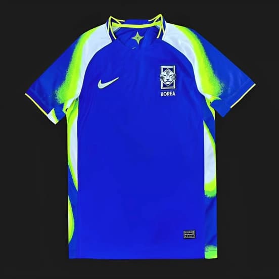 2025 South Korea Away Blue Jersey — jersey