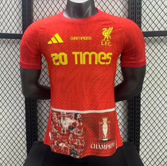 Player Version 25/26 Liverpool 20 Times Champion Jersey — Liverpool Football Club