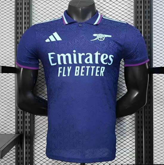 Player Version 25/26 Arsenal Blue with Geometric Pattern Jersey — Arsenal Football Club