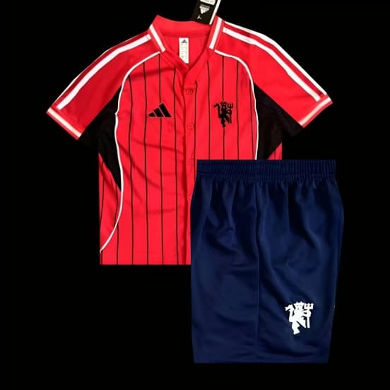 25/26 Kids Manchester United US Pack Baseball Jersey — Manchester United Football Club