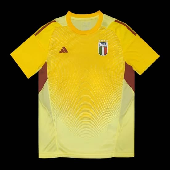 2025 Italy Yellow Goalkeeper Jersey — Selección de fútbol de Italia