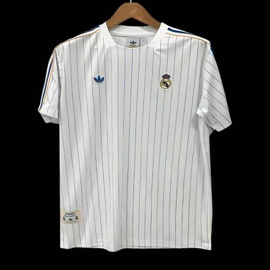 25/26 Real Madrid Adidas Original Terrace Icons WHITE Jersey — jersey