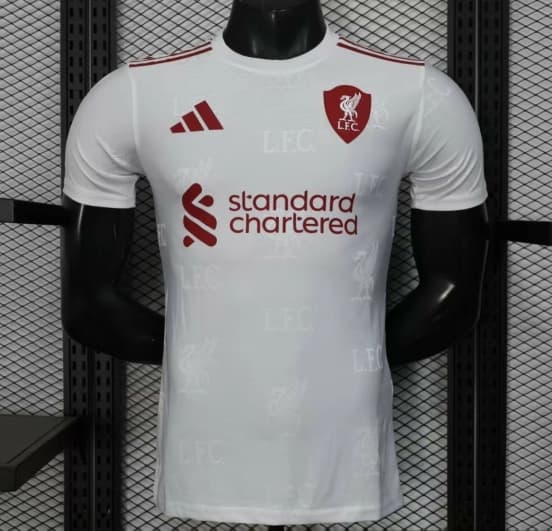 Player Version 25/26 Liverpool White Special Edition Jersey — jersey
