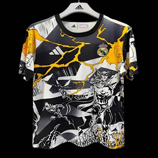 25/26 Real Madrid x Marvel Avengers Pre-Match Jersey — jersey