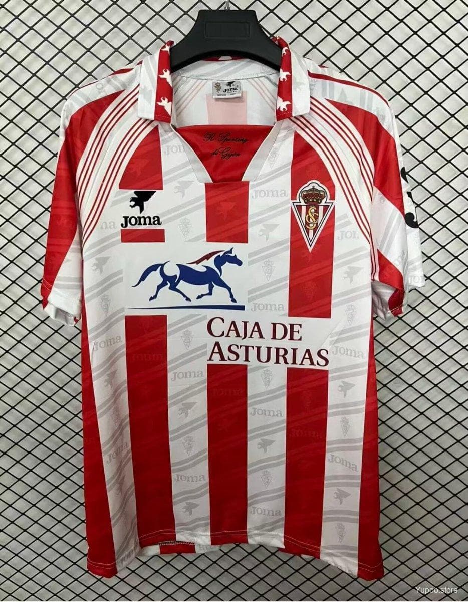 Retro 95/96 Sporting Gijon Home Jersey — imagen 5