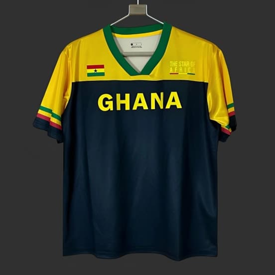 2026 Ghana Yellow Black The Star of Africa Jersey — Selección de fútbol de Ghana