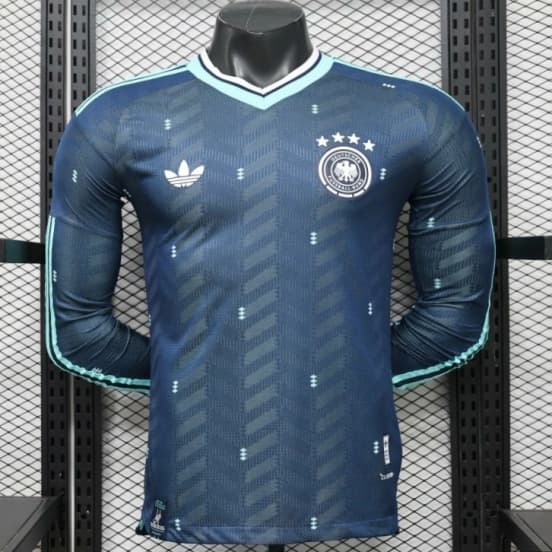 Player Version 2026 Germany Away Navy Blue  Long Sleeve Jersey — jersey