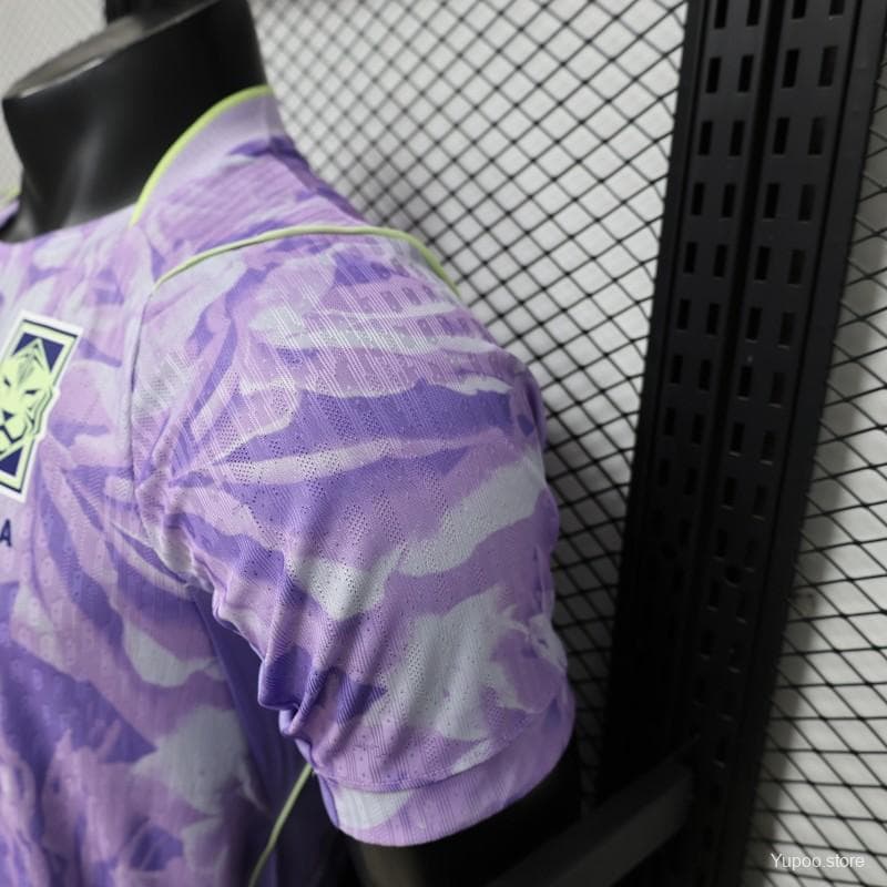 Player Version 2027 South Korea Away Purple Floral Jersey — imagen 9