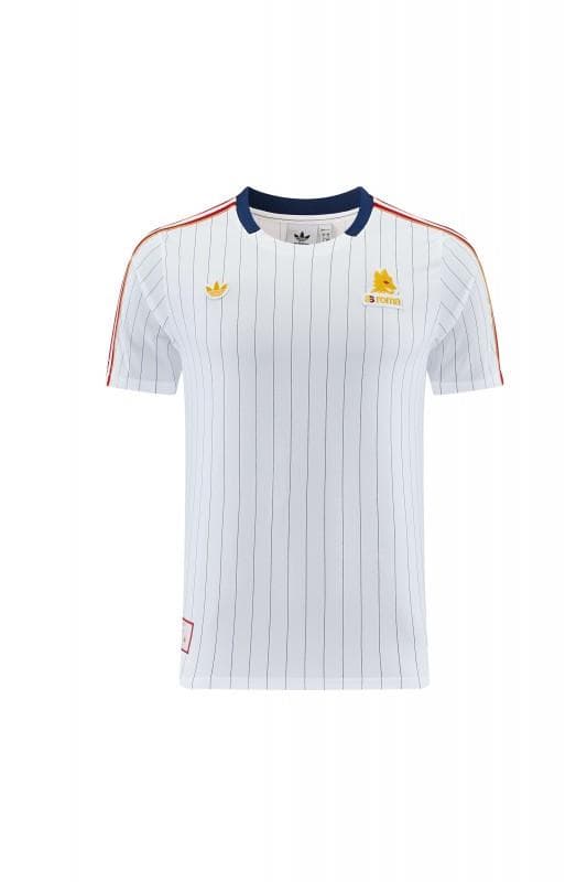 26/27 AS Roma White Short Sleeve+Soccer Shorts — imagen 18