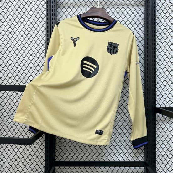 2025/26 Mens Barcelona Away Long Sleeve Jersey — jersey