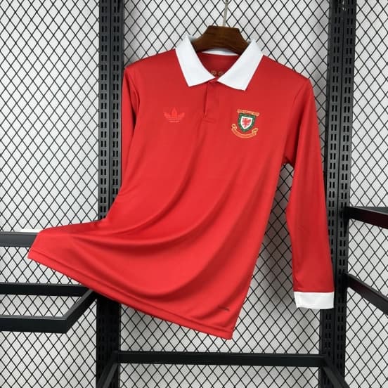 2026 Mens Wales 150th Anniversary Long Sleeve Jersey — Selección de fútbol de Gales