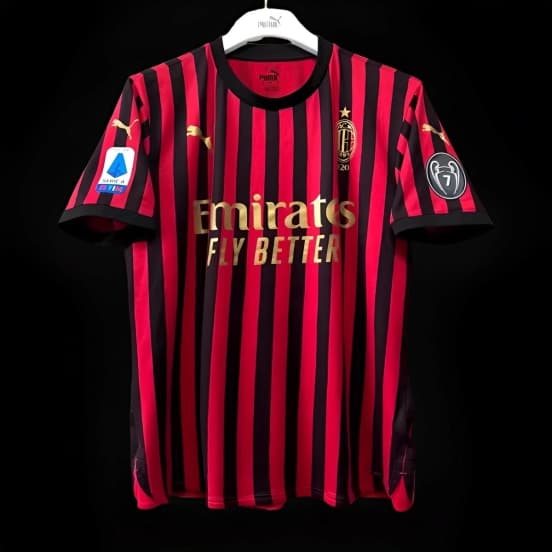 Retro 19/20 AC Milan Anniversary 120TH Home Jersey — Associazione Calcio Milan