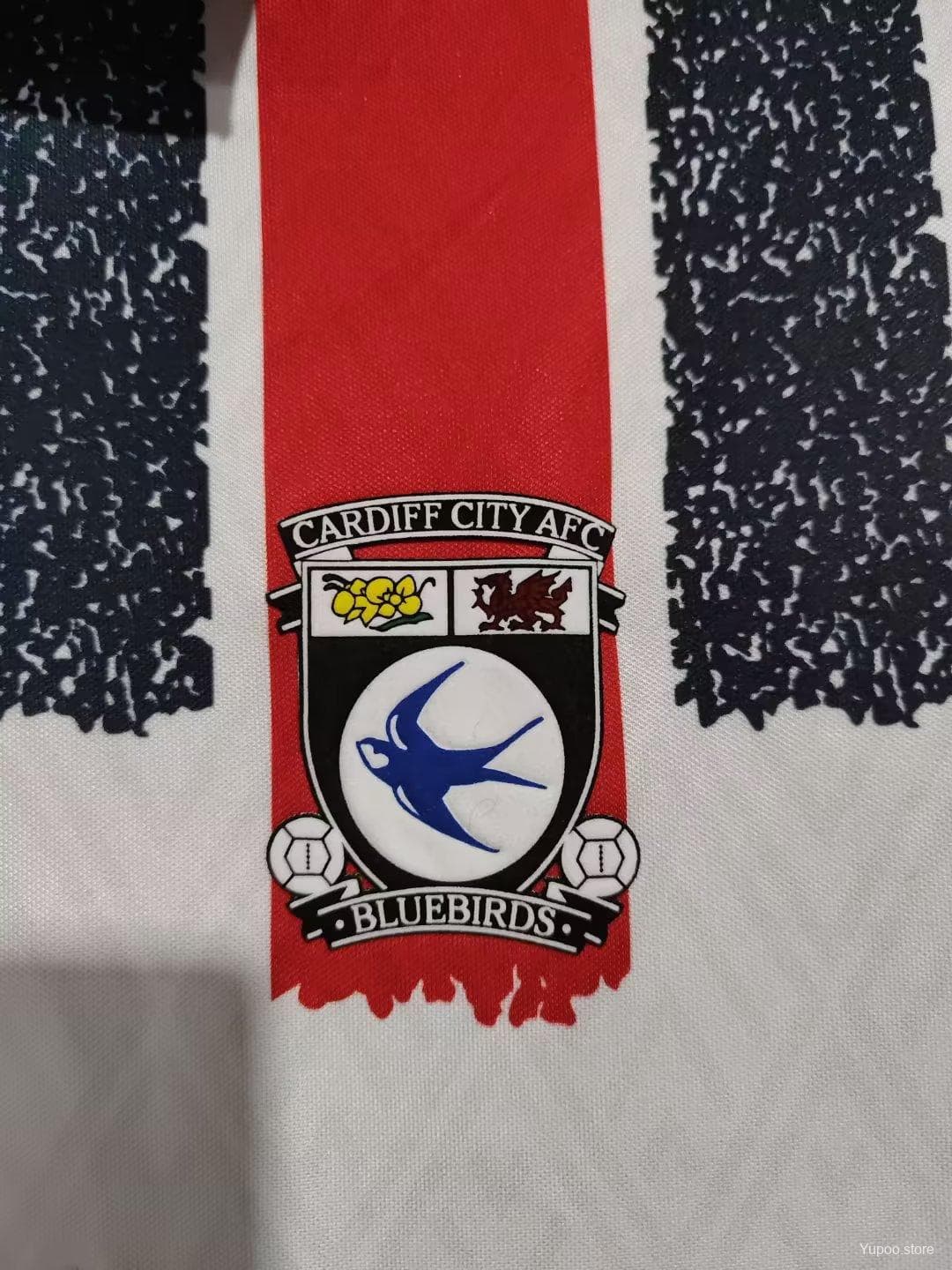 Retro 93/94 Cardiff City Home Jersey — imagen 3