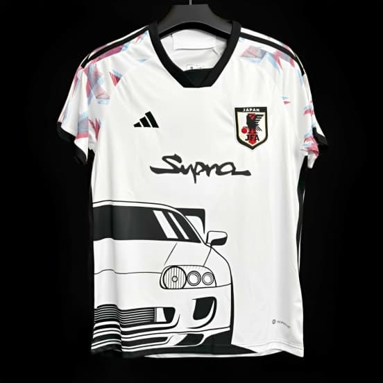 2022 Japan Away White Supra Car Jersey — Selección de fútbol de Japón