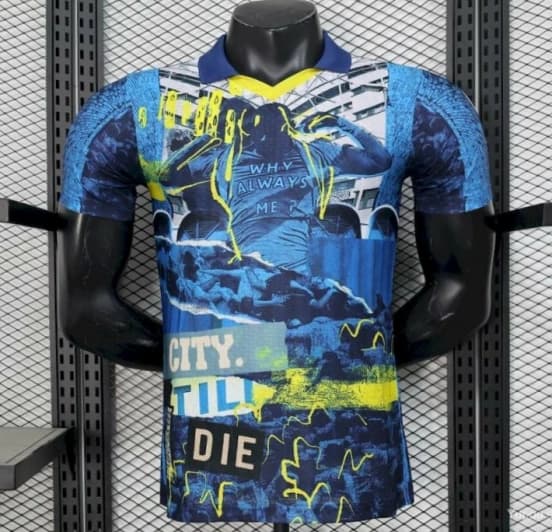 2025/26 Player Version Manchester City Blue Special Edition Jersey — jersey