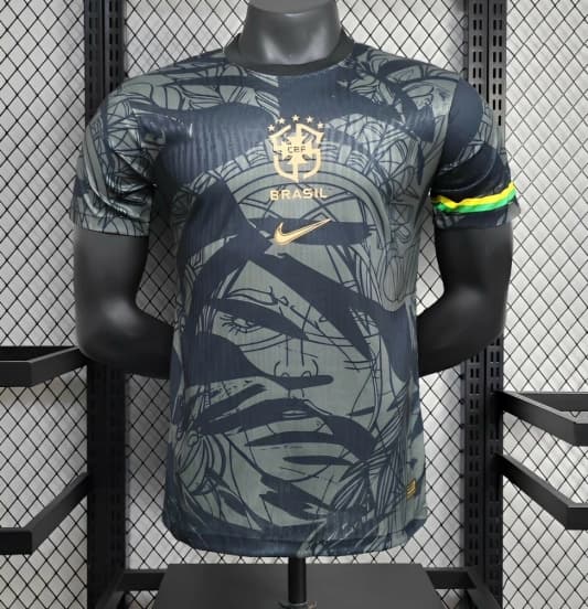25/26 Player Version Brazil Special Edition Black Jersey — Selección de fútbol de Brasil