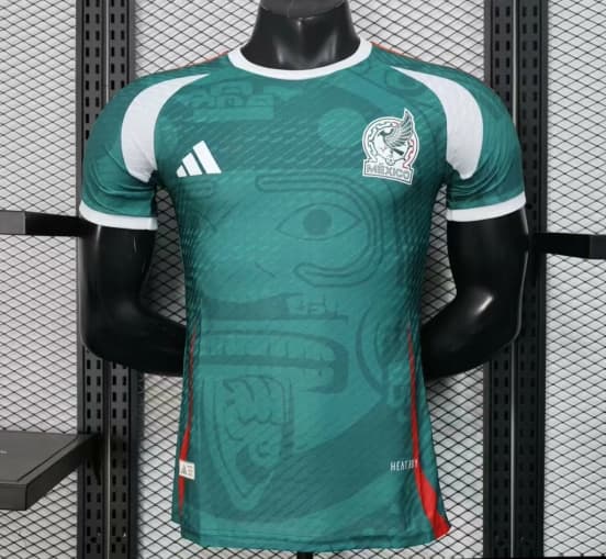 layer Version 2025 Mexico Green with Aztec Serpent Pattern Jersey — Selección de fútbol de México