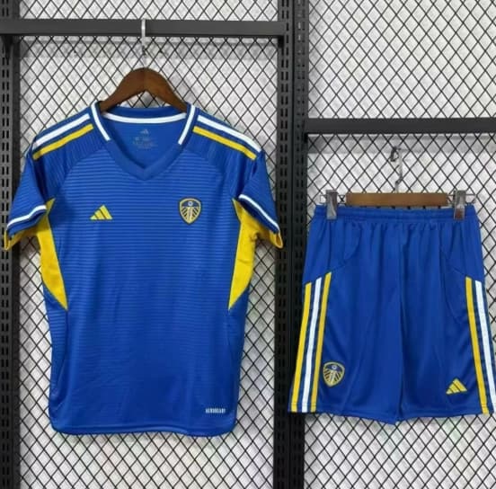 25/26 Kids Leeds United Away Blue Jersey — Leeds United Football Club