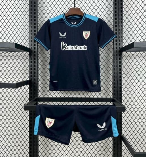 2025/26 Kids Athletic Bilbao Away Kit — jersey