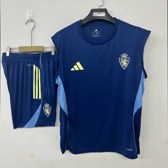 25/26 Rea Zaragoza Vest Jersey Royal Blue+Shorts — jersey