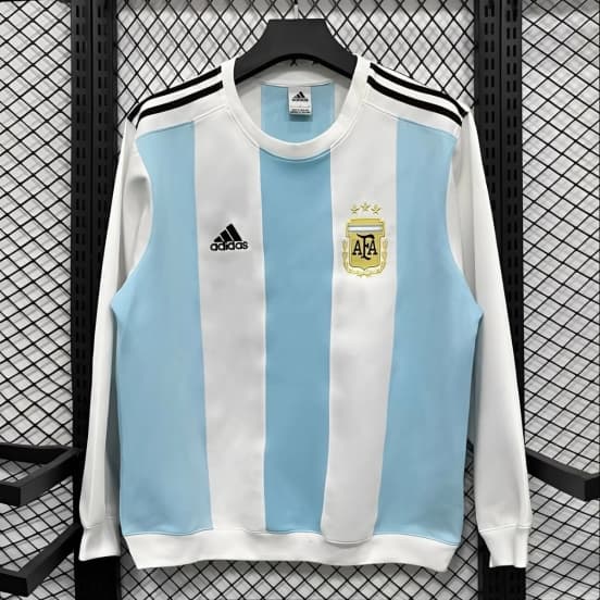 25/26 Argentina FC Home Long Sleeve Training Sweatshirt — jersey