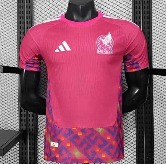 Player Version 2026 Mexico  Pink Training Jersey — jersey
