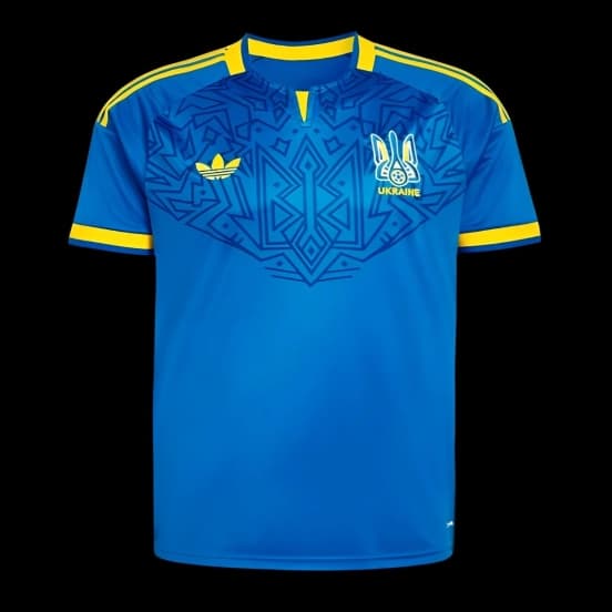 2026 Ukraine Away Blue Jersey — Selección de fútbol de Ucrania