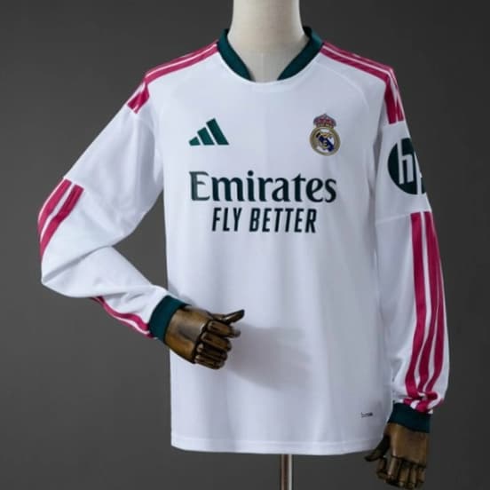 26/27 Real Madrid Home Long Sleeve Jersey — jersey