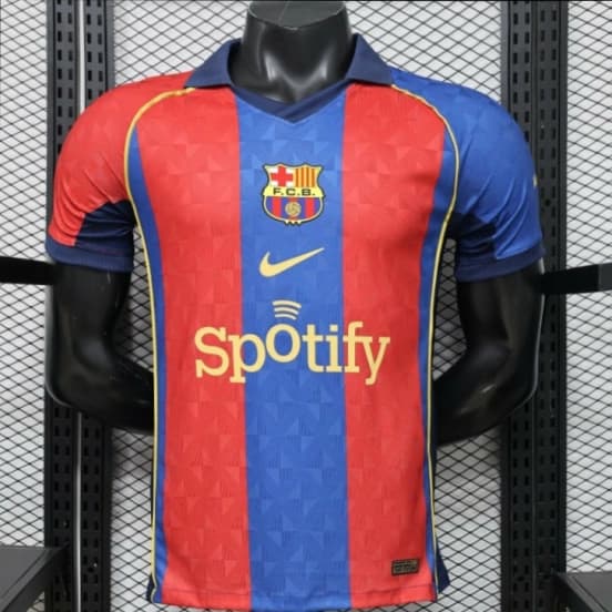 Player Version 26/27 FC Barcelona Home Red Blue  Stripe Jersey — jersey