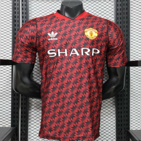 Player Version  26/27 Manchester United  Home Red Vintage Remake   Jersey — jersey