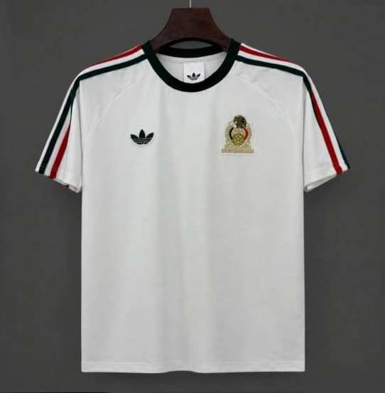 2026 Adidas Originals Mexico Retro White Football Jersey — jersey