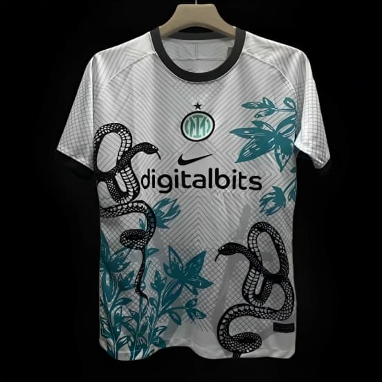 24/25 Inter Milan White Japan Nature Jersey — Inter de Milán