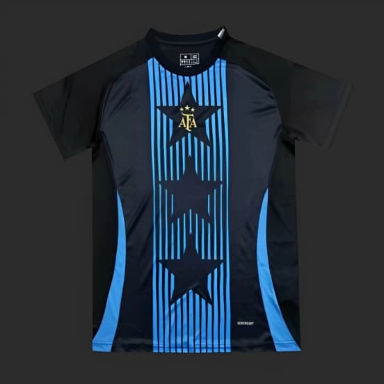 2024 Argentina Copa America Light Blue Stripes Pre-Match Jersey — Selección de fútbol de Argentina