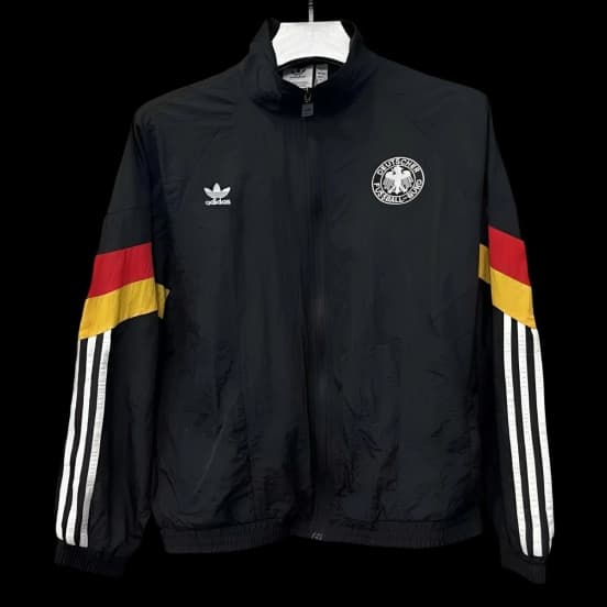 2026 Germany Black Full Zipper Windbreaker — Selección de fútbol de Alemania