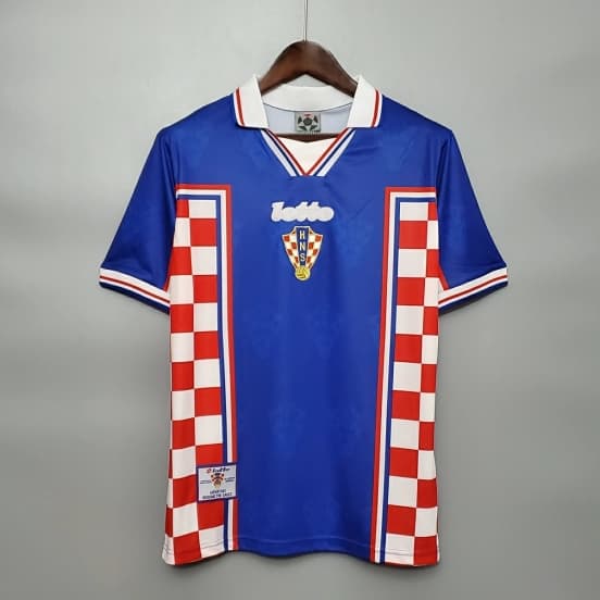 Retro 1998 Croatia home Soccer Jersey — jersey