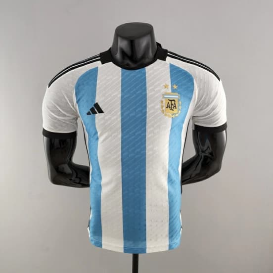Player Version 2022 Argentina Home Soccer Jersey — jersey