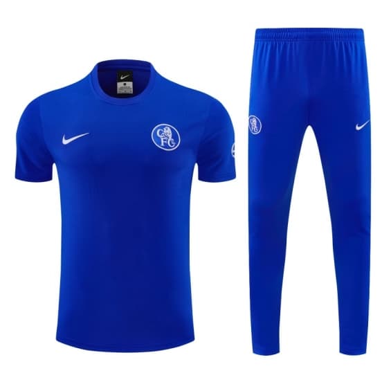 6/27 Chelsea Blue Short Sleeve Training Tee + Long Pants (Home) — Chelsea Football Club