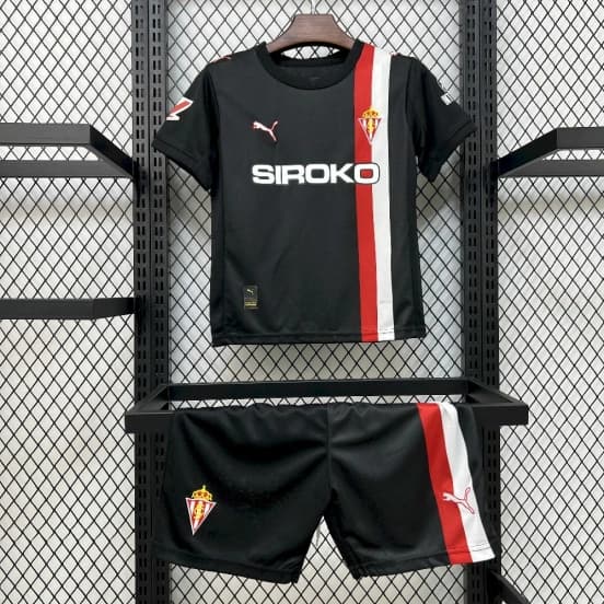 2025/26 Kids Sporting De Gijón Away Kit — jersey