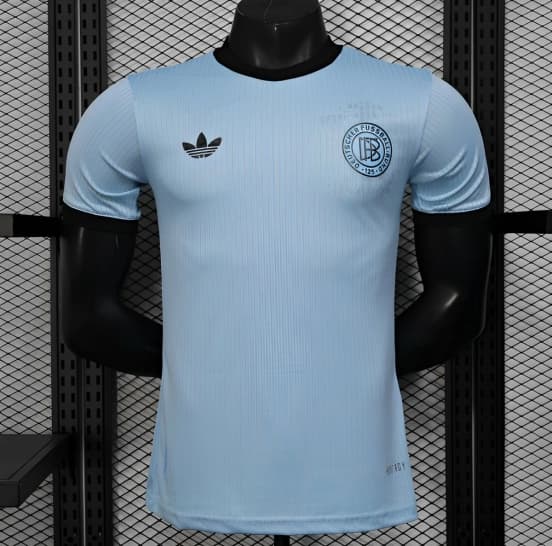 Player Version 2025 Germany 125Th Anniversary Light Blue with Adidas Retro Design Jersey — Selección de fútbol de Alemania