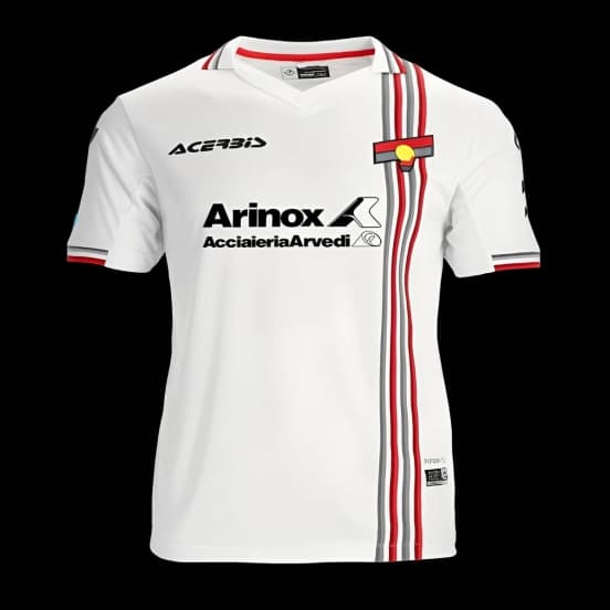 25/26 Cremonese Away White Jersey — Unione Sportiva Cremonese