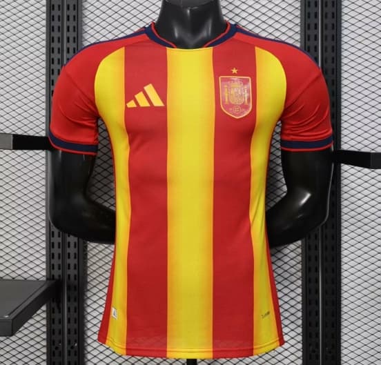 Player Version 2026 Spain Red/Yellow Pre-Match Jersey — Selección de fútbol de España