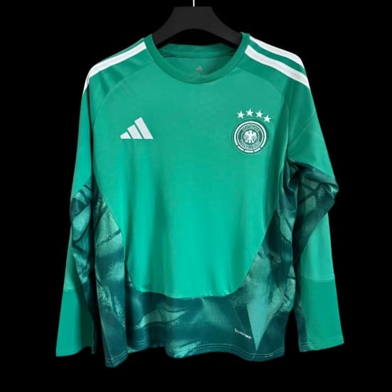 2026 Germany Green Goalkeeper Long Sleeve Jersey — Selección de fútbol de Alemania