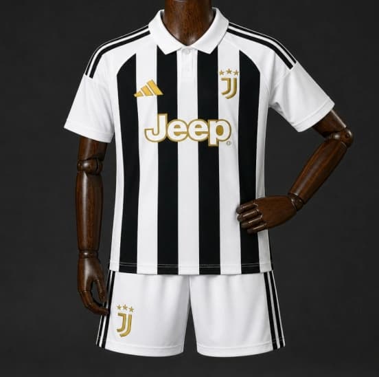 26/27 Kids Juventus Home Jersey — Juventus de Turín