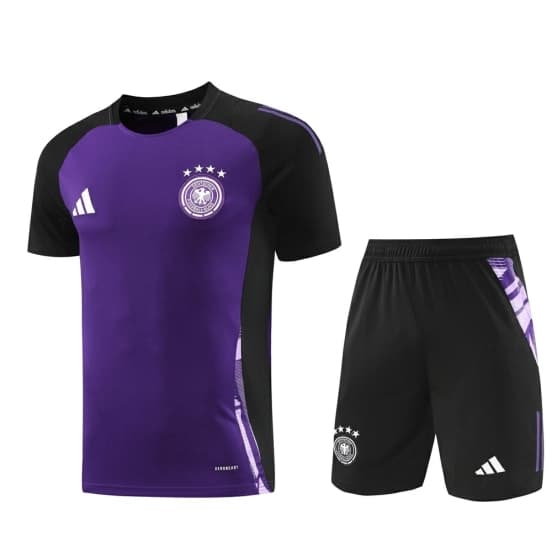 2025 Germany Purple Short Sleeve+Soccer Shorts — Selección de fútbol de Alemania